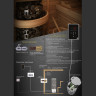 Электрическая печь SAWO TOWER TH3-35Ni2-CNR-P (3,5 кВт, выносной пульт, встроенный блок мощности, нержавейка, угловая)
